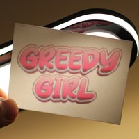 Greedy girl cuckold Temporary Tattoo , Adult Temporary Tattoo for lover
