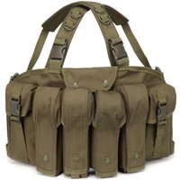 AK Chest Rig Molle Tactical Vest Military Army Equipment AK 47 Magazine Pouch Outdoor Airsoft Paintball Hunting Vest