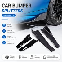 48CM Durable Car Bumper Anti-Scratch Strip, Universal Front Rear Lip Splitter Protector for Audi BMW Honda