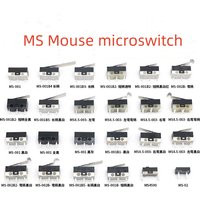 10/50PCS Mouse micro switch small reset ms roller handle micro stroke limiter mouse 3 feet normally open normally closed
