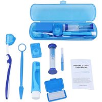 Portable Travel Dental Orthodontic Oral Cleaning Kit Foldable Toothbrush Orthodontic Care Interdental Brush Dental Floss Tools