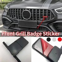 Insignia de parrilla delantera de coche, pegatina con emblema para Mercedes Benz AMG Logo W212 W213 W202 W211 W176 W210 W205 Gla