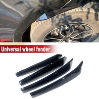 4pcs Universal Car Wheel Eyebrow Arch Trim Lips Strips Auto Side Fender Flares Extension Protection Car Decoration Accessories