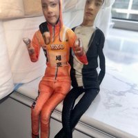 EXO Wu Si Xun Do Hyun Soo Abstract Doll Built-In Wire Shapeable Mouse Toy Collectible Figurine Q Version Plush Toys for All