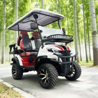 2026 Easy Handle 4 Seater Golf Cart 72V Lithium Battery Golf Buggy Adult Street Legal Electric Golf Cart Racing Car Livery