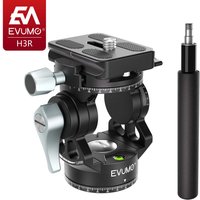 Lightweight Mini Video Tripod Head Tilt Pan Mount Arca Swiss Quick Release Plate Panoramic Fluid Video Head Dslr Camera Tripod