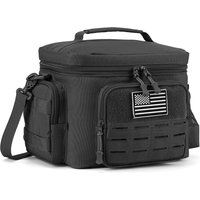 Outdoor Tactical Thermal Cooler Bag Heavy Duty Lunch Box Work Leakproof Insulated Durable Lunch Bag for Men Meal Camping Picnic