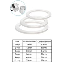 1PC Coffee Rubber Ring Bialetti Gasket Set Flexible Washer Gasket Ring Replacenent For Cups Moka Pot Espresso Coffee Makers Part