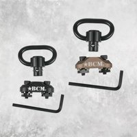 B-C-M QD Sling Swivel Adapter MLOK Keymod Rail Mount Strap Buckle Quick Release Sling Stud Loop Push Button