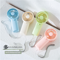 MEET SUN Tragbarer Ventilator, kreativer kompakter Taschenventilator, leichter Mini-Ventilator (AAA-Batterien nicht im Lieferumfang enthalten)