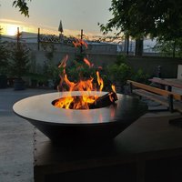 Wood Burning Smokeless Fire Pit for Home and Garden Usage Best Design Large Outdoor Pure Iron Fire Pit Bowl Portable