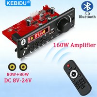 160W Verstärker Bluetooth MP3 WMA APE Decoder Board 12V 40W Freisprecheinrichtung Auto Audio Mikrofon USB TF FM Radio DIY MP3 Musik Player