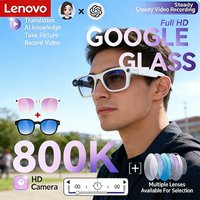 Lenovo AI Smart Glasses 8k HD Camera Shooting Video Recording Multifunctional AI Translation Image Conversation Listen Music