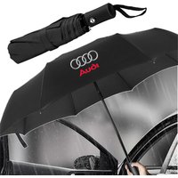 Car Logo Fully Automatic Folding Umbrella Anti-UV Accessories For Audi S line A4 b8 b6 b7 b9 A3 8p 8v A6 c7 c6 A5 Q5 A1 RS TT 8V