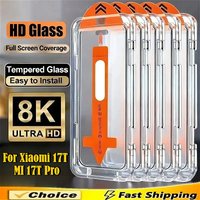 1-3Pcs 9H HD Dust Free Easy Installation Protector for Xiaomi 17 Pro Max 15 Ultra 14 T Pro 13 Oleophobic Coating One-Click Glass