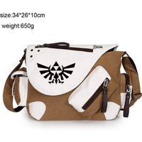 Game Zeldaes Legend Wild Breath Link Canvas Shoulder Bag Handbag School Casual Zipper Schoolbag Messenger Men Women Bag Gift