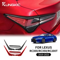 Real Soft Carbon Fiber For Lexus RC RC300 RC350 RC200T 2019 2020 2021 2022 2023 Car Rear Tail Light Sticker