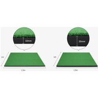 PGM Personal Golf Swing Practice Mat Thickened Version Indoor Home Use Hitting Pad 1/1.15/1.25m Backyard Golf Training Grass Mat