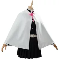 Adult Kids Anime Woman Kimono Tsuyuri Kanao Cosplay Costume Butterfly Headdress