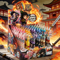 6pcs Demon Slayer: Kimetsu No Yaiba Gel Pens Kawaii Stationery Anime Derivative Peripherals School Supplies Office Supplies Gift