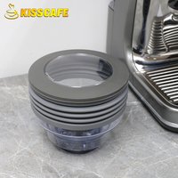 Coffee Beans Grinder Single Dose Hopper For Breville Sage 870 878 8Series Bellows Bin Blowing Espresso Machine Accessories Tools