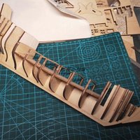 Nautical Wooden Sailboat Model Kit DIY Unassembled 3D Puzzle Ship Miniature Handicraft for Shelf Display