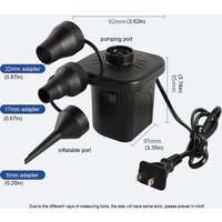 Electric Air Pump Quick-Fill Portable Air Pump Inflator/Deflator Pumps for Inflatable Air Mattress Boats Swimming Ring