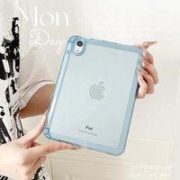 HD Transparent Case for IPad Air M3 11 2025 Air6/5/4 M2 Pro11 M4 TPU Soft Funda for IPad A16 11/10th Mini7 A17Pro Pen Slot Cover