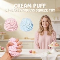 Simulated Cream Squeeze Toy, Cute and Soft Cream-Shaped Squeeze Toy for Stress Relief, Portable Stress-Relief Toy