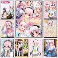 S-Super S-Sonico Poster Wall Art Print Poster Decorative Mural Home Decor Gift Unframed