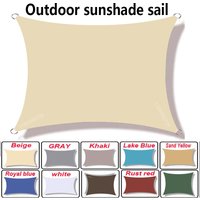 17 Colors of Waterproof Awning, Sunshade Sail, Garden, Beach, Camping, Terrace, Swimming Pool, Awning, Tent