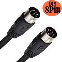 1pc 8 PIN DIN Cable Male to DIN 8 Pin Male MIDI Extension Speaker Adapter Cable Cord for Bang Olufsen B&O PowerLink mk 2 BeoLab