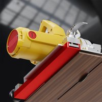 Circular Saw Track Guide Adjustable Width Aluminum Alloy Circular Saw Rail Tool Two-Way Buckle Locking Clamp for Woodworking