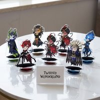 2026 NEW Anime Twisted Wonderland Azul Ashengrotto Overblot Acrylic Stand 10cm Base Board Figure Keychain Merchandise Gift