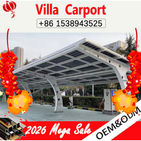 Factory Direct Solar Carport Installation Systems Heavy Duty Weatherproof Commercial Photovoltaic Carports for Applications