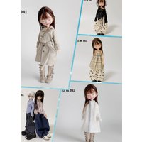 【No Figure】Pre-sale Handmade Female Doll's Clothing Accessory Trench Coat Zipper Cardigan Straps Fit Action Body For Ob22 Blyth