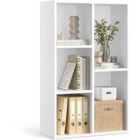 Bookcase, Bookshelf, Storage Shelf with 5 Compartments, Standing Shelf, Cube Shelf, for Living Room, Home Office, Dinning Room,
