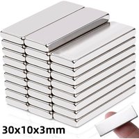 30x10x3mm Magnet Permanent Magnetic imanes Block Powerful Magnets Refrigerator magnets DIY Office Whiteboard Workshop