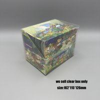 Transparent storage case PET box for Pokemon TCG: 25th celebration w/8/PTCG US version w/10 Mini Tin Display protection box