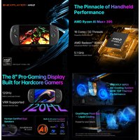 ONEXFLY APEX Gaming Handheld Console for Apex AI Max Max+ 385 32GB+1TB 395 48GB+1TB 395 64GB+2TB 395 128GB+2TB handheld