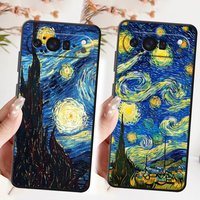 Funda Phone Cover Case for Google Pixel 7a 9a 8a 10 9 Pro XL 6 7 8 Pro 6a Van Gogh's Starry Sky