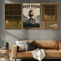Noah Kahan The Great Divide Poster Stickers Classic Vintage Print Wall Art Decor HD Living Room Home Aesthetic Holiday Gifts