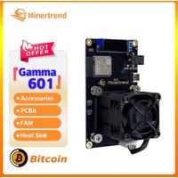 Minertrend Bitaxe Gamma 601 1.2TH/s 18W BM1370 BTC Miner,Accessories for Bitaxe gamma 601 PCBA,FAN,Heat Sink,Gamma 601