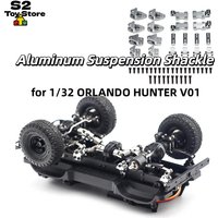 Orlando Hunter 1:32 V01 Light Truck LZ0056 Aluminum Alloy Leaf Spring Hanger Suspension Upgrade Components For RC Model Car