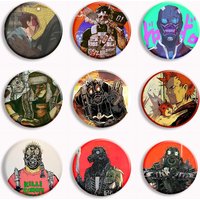 Japanese Anime Dorohedoro Soft Button Pin Noi Kaiman Nikaido Cartoon Brooch Badge Bag Decor Accessories Fans Collect Friend Gift