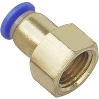 PCF OD 4MM 6MM 8MM 10MM 12MM Thread 1/8'' 1/4'' 3/8'' 1/2'' Pneumatic Fitting Air Connectors Female straight one-touch fittings