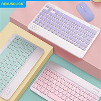 NexusClick Bluetooth Keyboard and Mouse For iPad Xiaomi Samsung Huawei Phone,Slim Mini Wireless Keyboard For Android IOS Windows