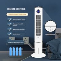110cm 55w Electric Fan 4.5l Water Tank Household Floor Towerwater Mist Fan Mute Bladeless Fan Vertical Tower Fan