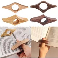 Daumen-Lesezeichen-Seitenhalter aus Holz, Buchstütze, Einhand-Lesung, DIY-Hilfe-Werkzeug für Liebhaber