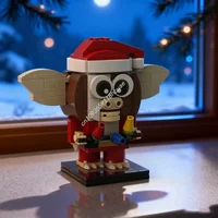 164pcs MOC Gizmo Gremlins Christmas Edition Brickheadzed Model Building Blocks DIY Idea Education Gifts Brick Toys Birthday